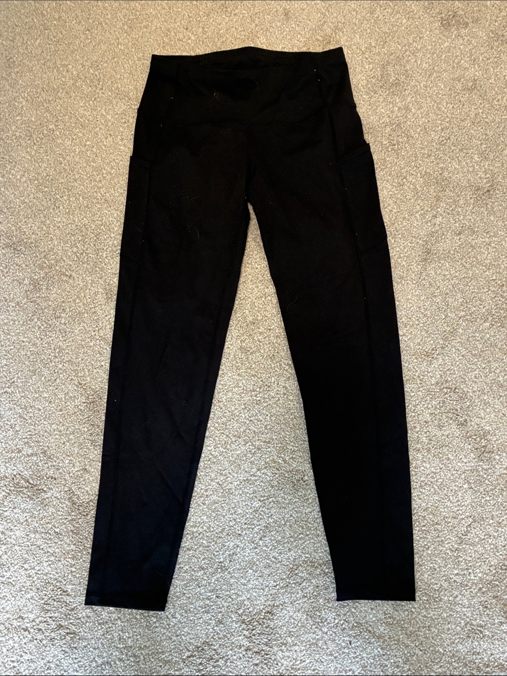 Black High-Rise Pocket Leggings
